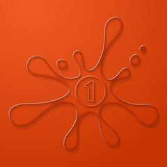 ikona plama wody wektor © vempireart