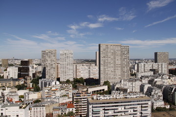 Fototapeta premium Panorama urbain à Paris