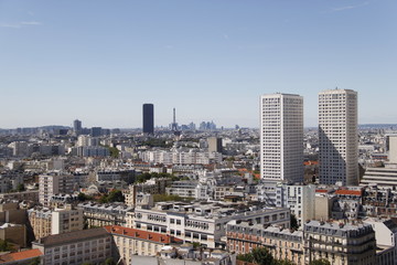 Fototapeta na wymiar Panorama urbain à Paris