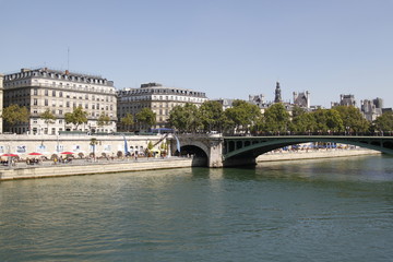 Obraz premium Paris Plage sur les quais de Seine à Paris