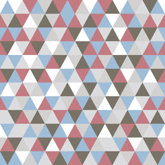 Fototapeta na wymiar Triangle pattern with retro and fashion concept seamless background, vector illustration