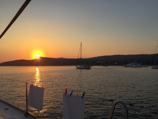 Greek Sunset 
