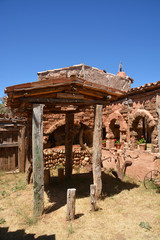 yugo antiguo de madera