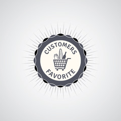 Customers Favorite promo badge.