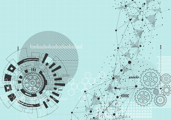 Obraz premium Abstract Technology Background