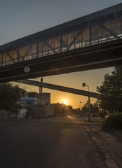 Trmice town in the evening