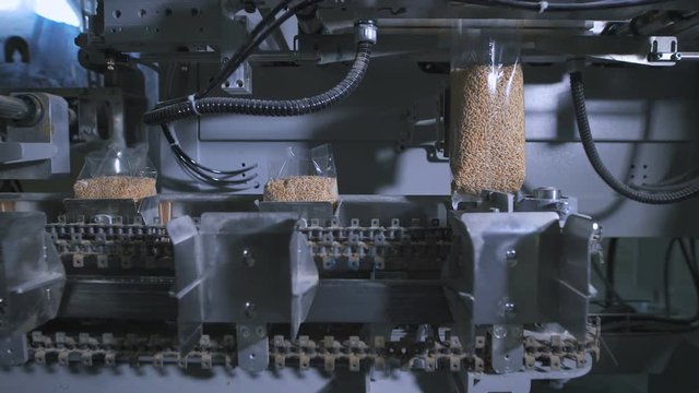 Factory for packing of cereals and other food products. There packing rice.