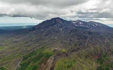 Obraz na płótnie Canvas Maly Semyachik is a stratovolcano. Kronotsky Nature Reserve on Kamchatka Peninsula.