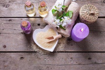 Spa setting.