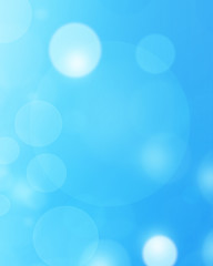 Blue abstract background circle lights bokeh