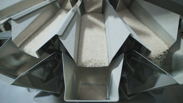 Factory for packing of cereals and other food products. There packing rice.