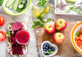 Healthy diet eating.