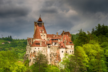 Medieval Dracula Castle in Bran, Brasov, Transylvania