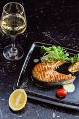 salmon stak