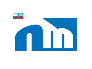 NM Initial Logo for your startup venture