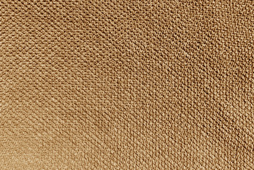 Orange color bath towel texture.