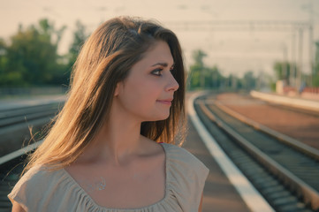 Portrait of a young girl