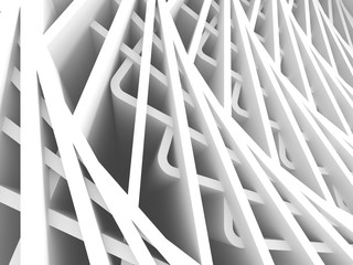 Abstract White Architecture Pattern Background