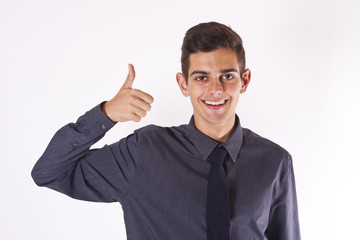 businessman with success expression