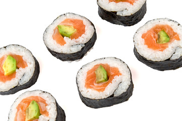 Japanese seafood sushi