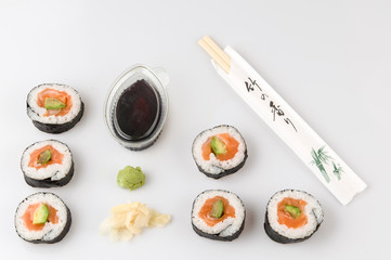 Japanese seafood sushi