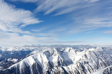 Alpen-Panorama im Heißluftballon