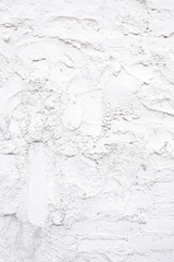 White concrete wall texture with paint. Old modern and contemporary empty wall in interior