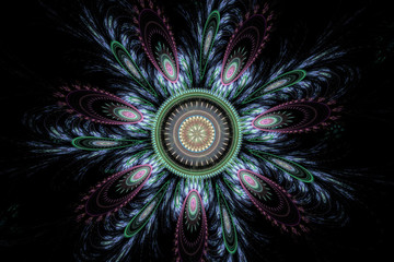 Naklejka premium Abstract julian fractal.
