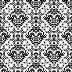 Seamless Damask Vector Background