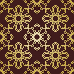 Floral Fine Seamless Vector Pattern