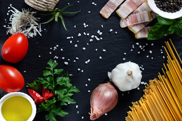 spaghetti amatriciana - ingredienti