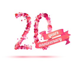 twenty (20) years anniversary