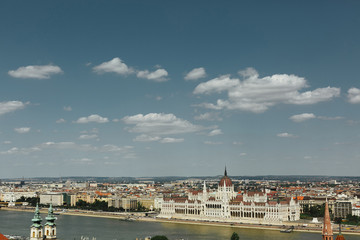 view of the old city of Budapest