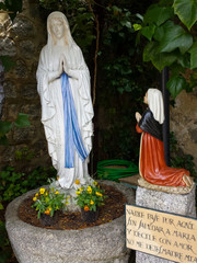 Christian images in the shape of the Virgin