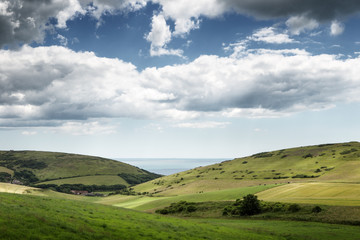 Obraz premium countryside landscape shot in the uk