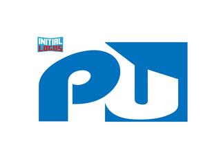 PU Initial Logo for your startup venture