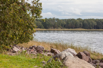 landscape on the shores of the Baltic sea