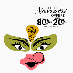 happy navratir celebration background