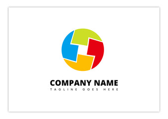 Circle Quote Symbol Design Concept 