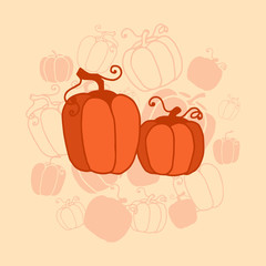 pumkin Thanksgiving card