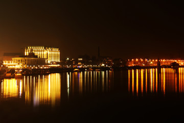 Obraz premium Night cityscape