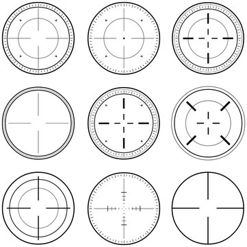 Sniper Scope Target Ink Set