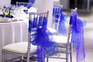 Luxury rstaurant wedding decor
