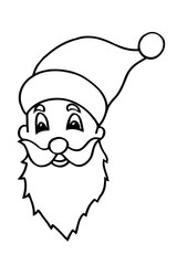 Santa claus face
