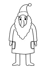 Cartoon Santa Clause
