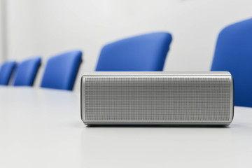 Wireless speaker in the meeting room