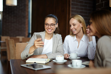 Young businesswomen