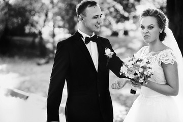 Happy newlyweds