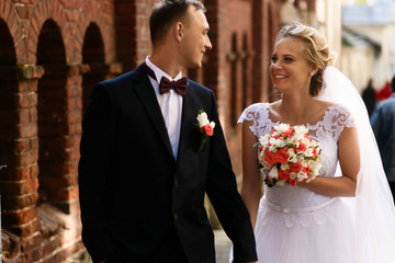 Smiling couple