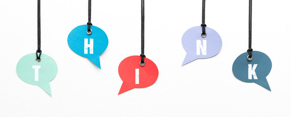 Think speech bubbles